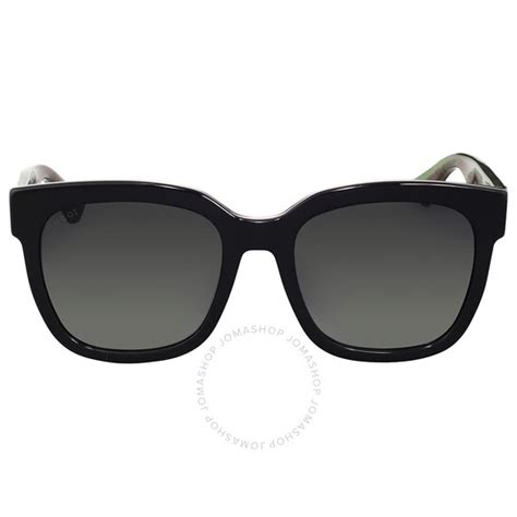 gucci 889652048796|Gucci Grey Gradient Square Sunglasses GG0034S 002 54 .